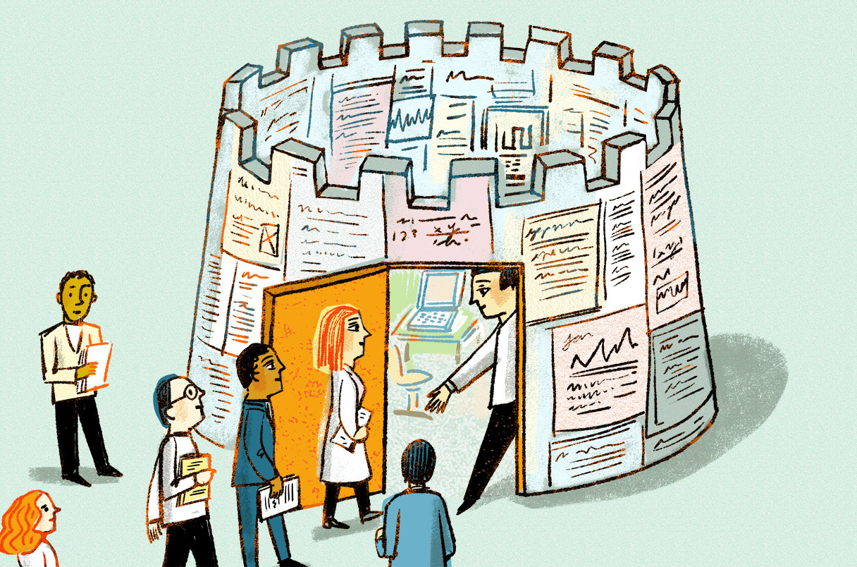 Open science illustration